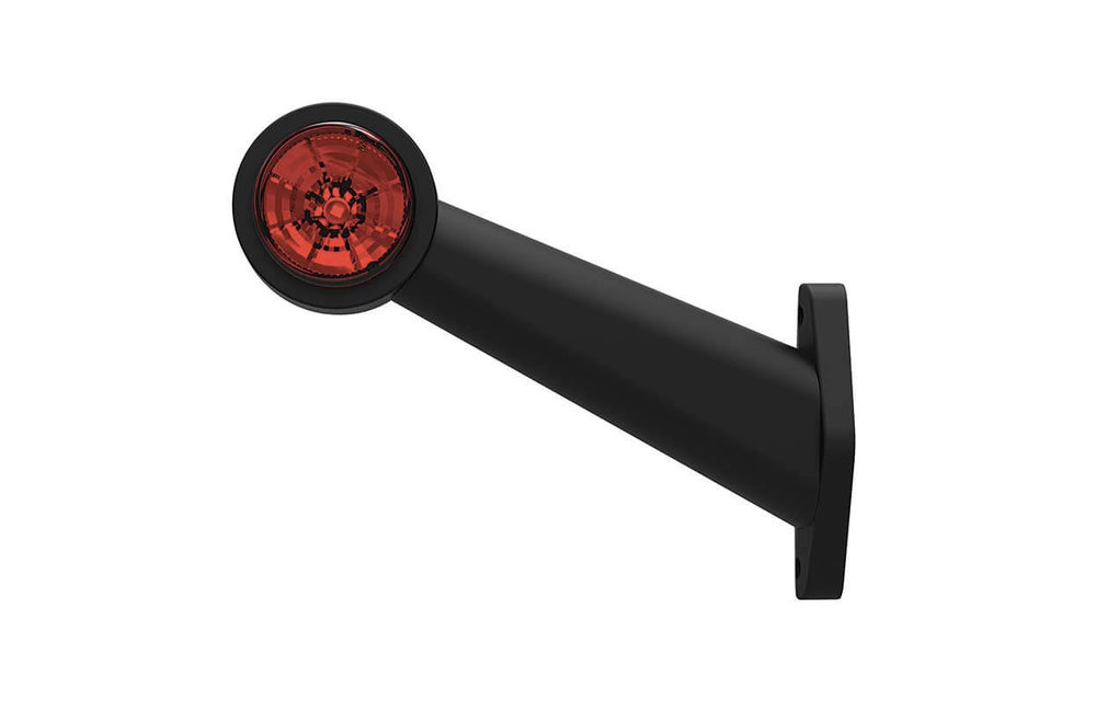 Links | LED Begrenzungsleuchte | schräger Stiel | 12-24V | 1,5mm Stecker