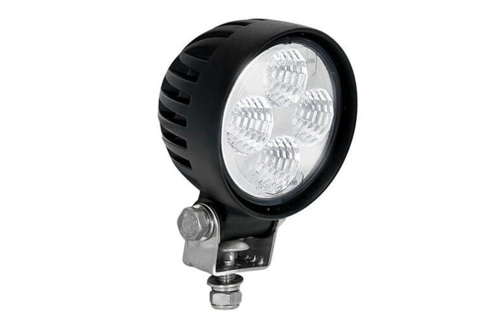 LA LED Arbeitsscheinwerfer | 12 Watt | 800 Lumen | 12-24V | Flood Beam Black