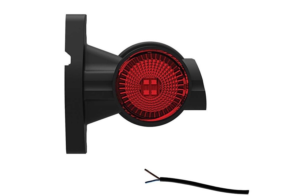 Rechts | LED Begrenzungsleuchte | kurzer Griff | 12-36V | 20 cm. Kabel