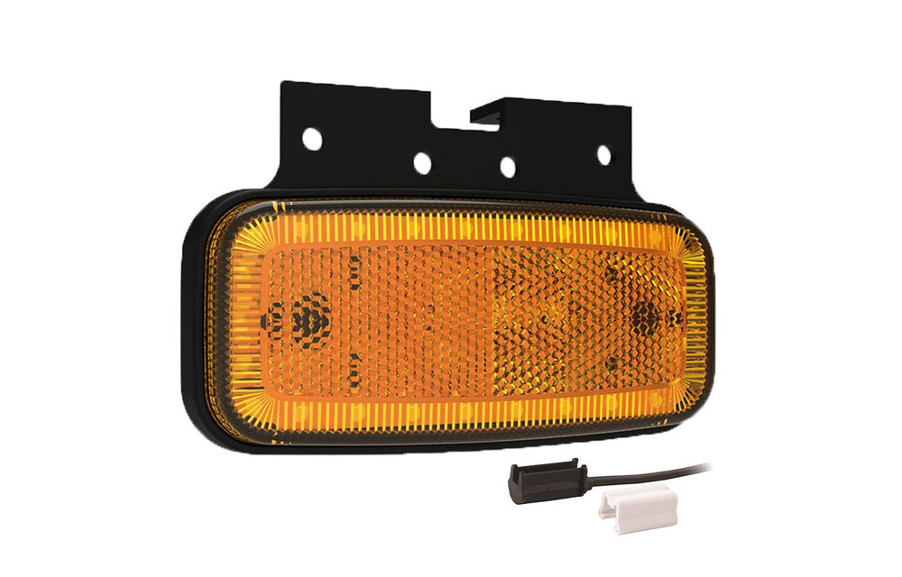 LED Umrissleuchte gelb | 12-24V | 1,5mm Stecker