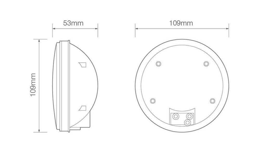 LED-Brems- / Rücklicht-Installation | 12-24V | ohne Kabel