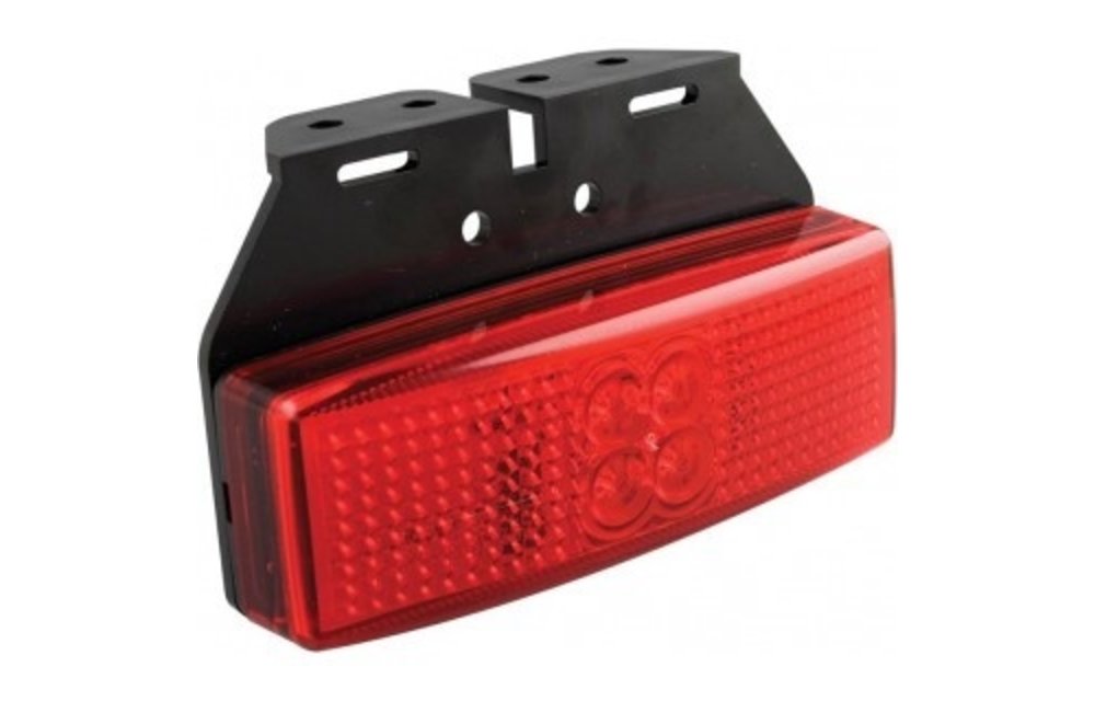 LED Umrissleuchte rot | 12-24V | 20 cm. Kabel