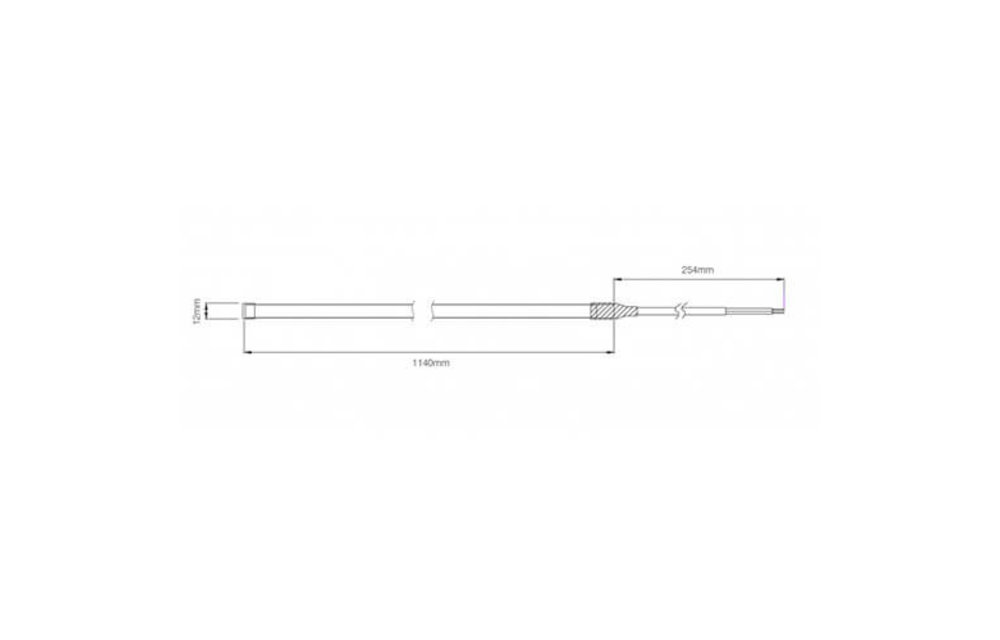 Interior LED-Streifen 61 cm. 24v kaltweiß