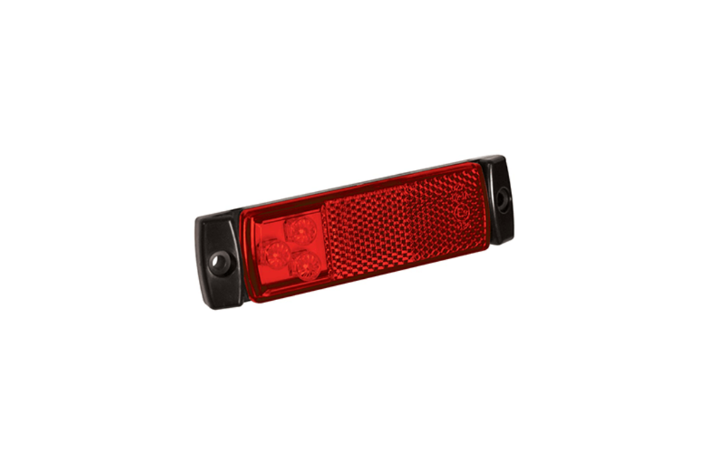 LED Umrissleuchte rot | 12-24V | 50cm. Kabel
