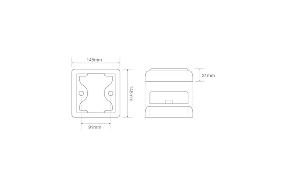 LED-Nebelscheinwerferscheinwerfer mit Chromring | 12-24V | 40cm. Kabel