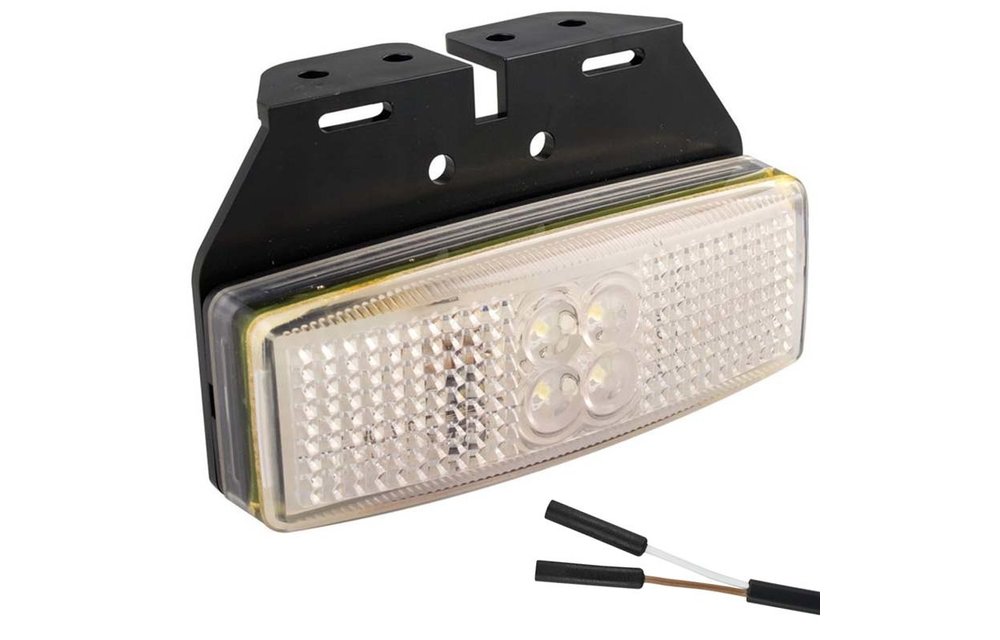 LED Umrissleuchte weiß | 12-24V | 2 Steckerstift des