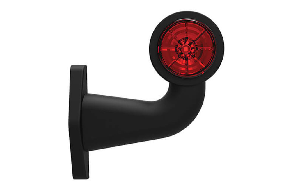 Rechts | LED Begrenzungsleuchte | Winkelstahl | 12-36V | 0,75mm Stecker