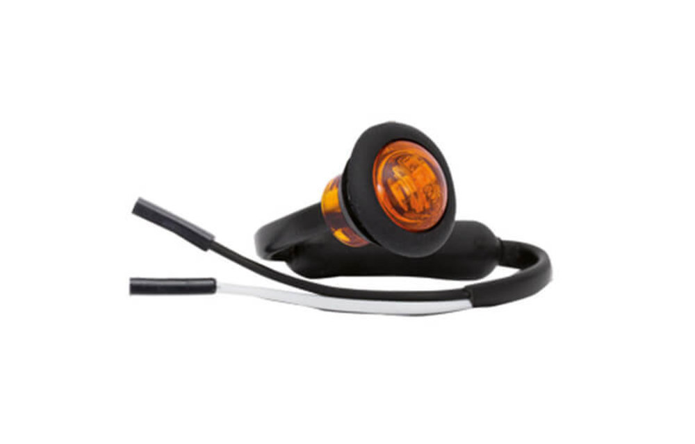 LED Umrissleuchte gelb | 12-24V | 2 Steckerstift des