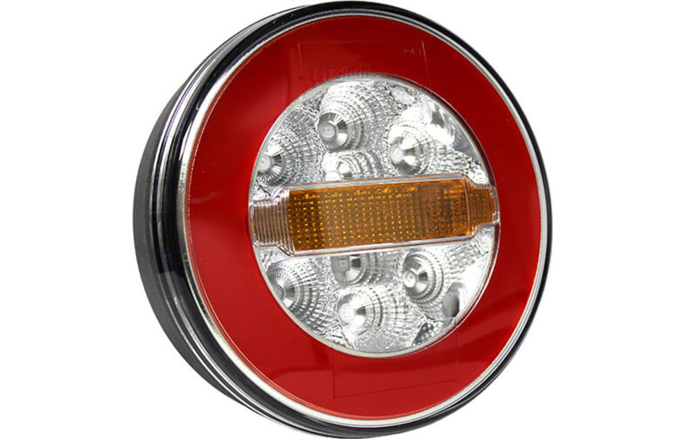 Kompaktes LED-Rücklicht ohne Kennzeichenbeleuchtung | 12-36V | 100cm. Kabel