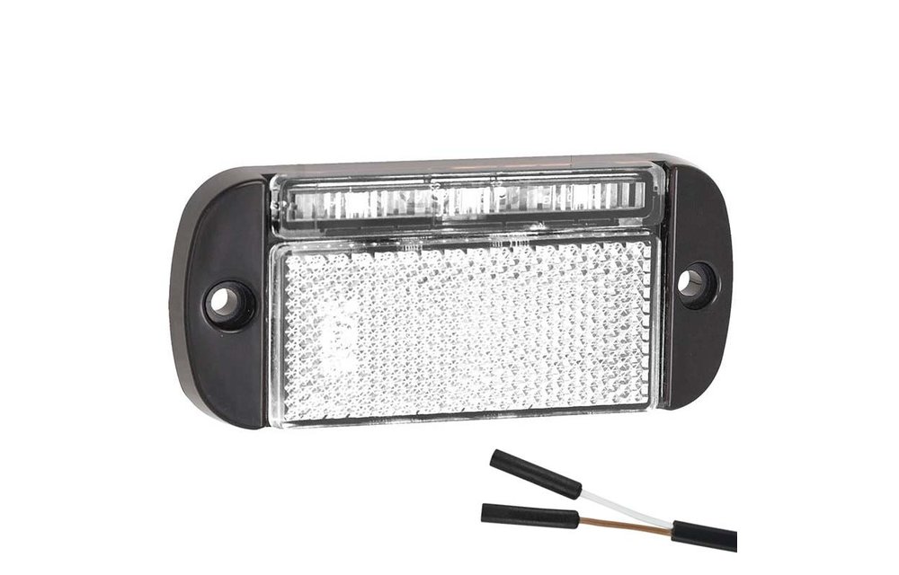 LED Umrissleuchte weiß | 12-24V | 2 Steckerstift des