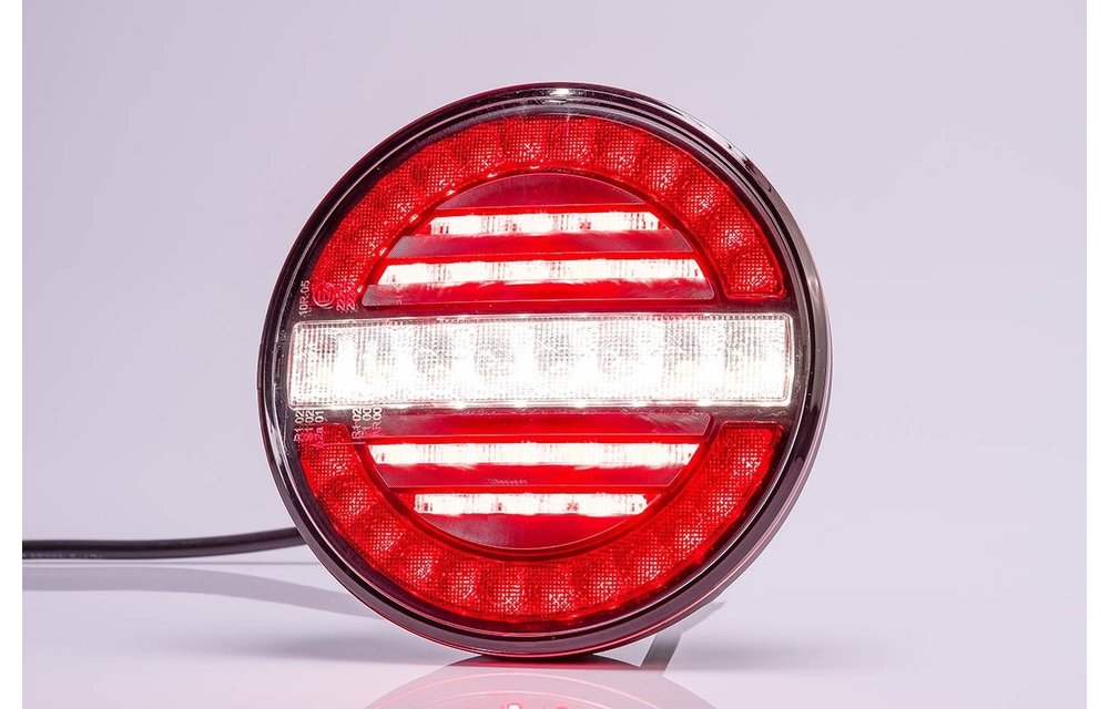 LED-Nebelscheinwerfer und Rückfahrlicht (rund) | 12-24V | 100cm. Kabel