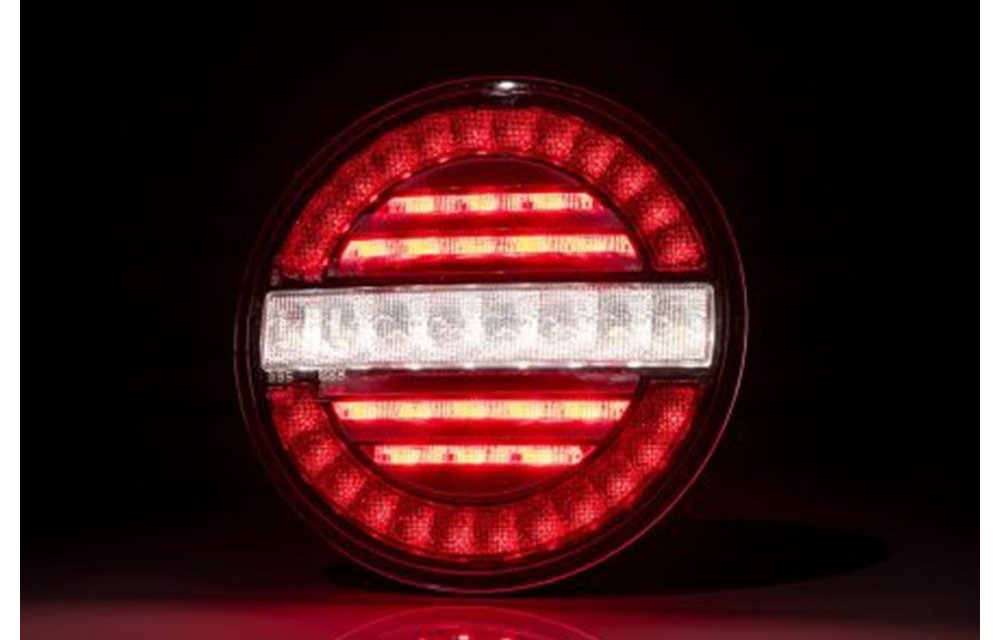 LED-Nebelscheinwerfer und Rückfahrlicht (rund) | 12-24V | 100cm. Kabel