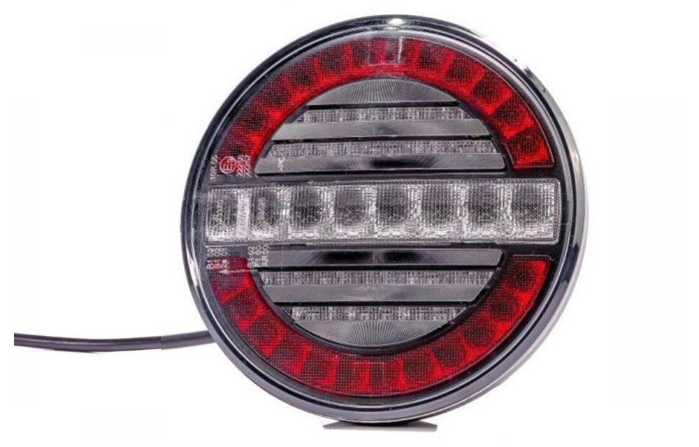 LED-Nebelscheinwerfer und Rückfahrlicht (rund) | 12-24V | 100cm. Kabel