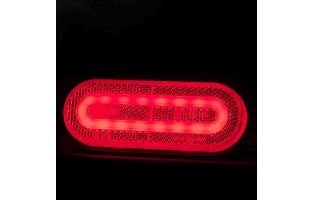 Neon LED Markierungsleuchte rot | 12-24V | 50 cm Kabel