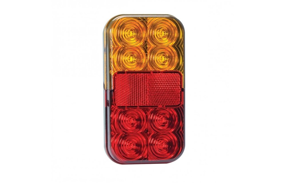 Kompaktes LED-Rücklicht ohne Kennzeichenbeleuchtung | 12v | 40cm. Kabel