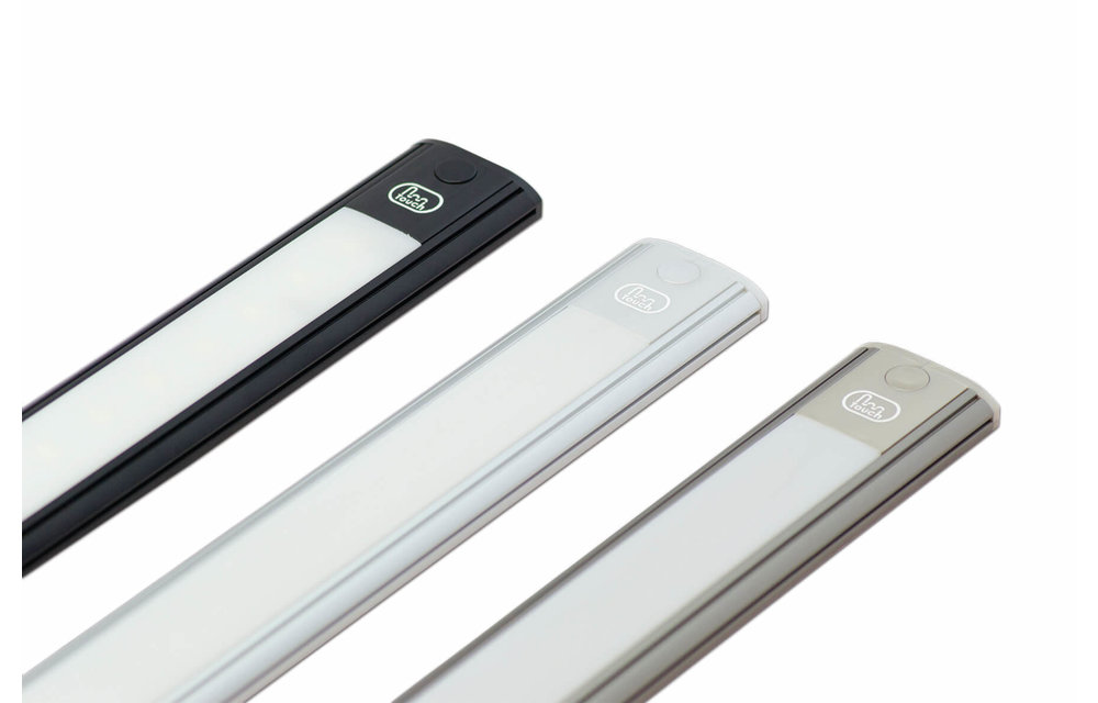 Innenbeleuchtung einschließlich Touch-Silber 26cm LED. 24v kaltweiß