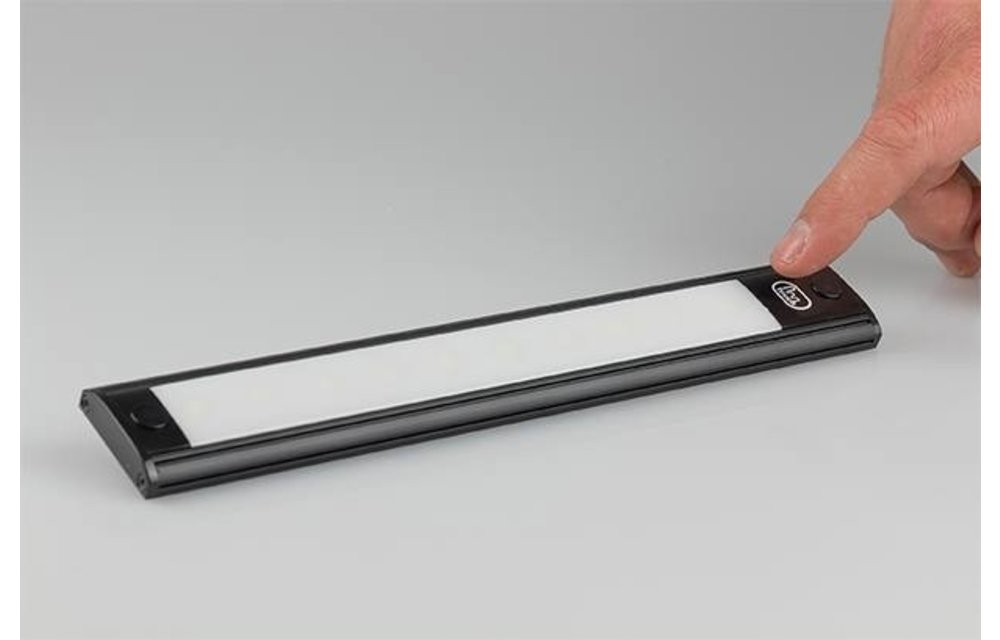 LED Innenraumleuchtebeleuchtung einschließlich Touch schwarz 41cm. 12v kaltweiß