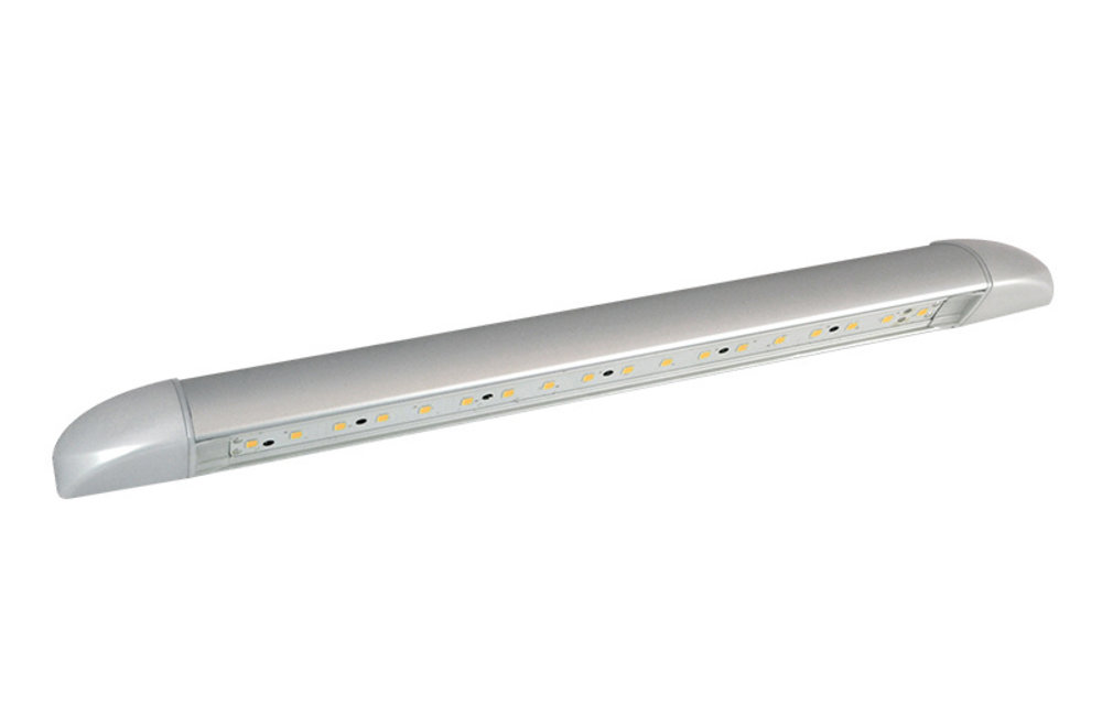 LED Innenraumleuchte 26cm. Silber 12V wärmen weiß