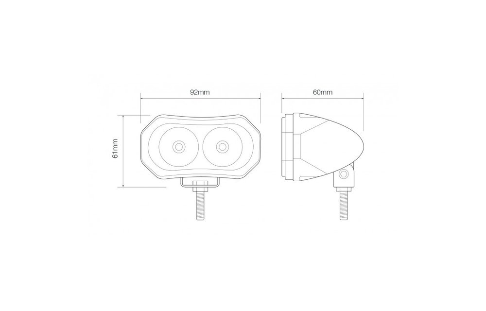 LED Leuchte LA Bluespot | 6 Watt | 541 Lumen | 10-110v | Punktstrahl