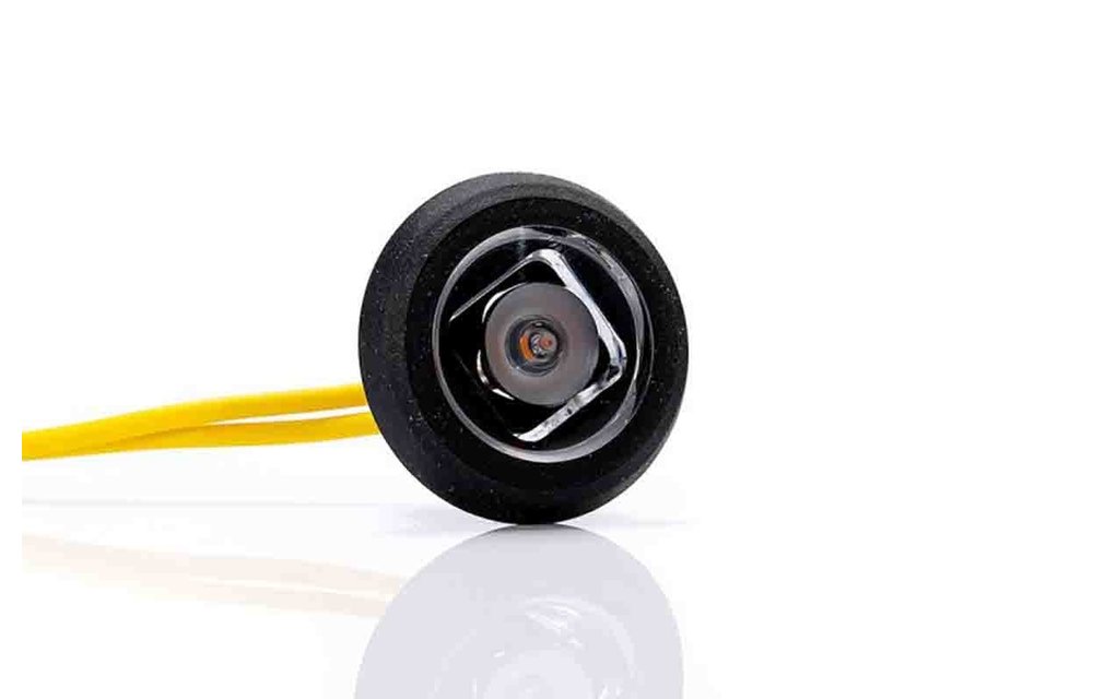 Kompakte LED-Einbauleuchte Umrissleuchte gelb 12/24v
