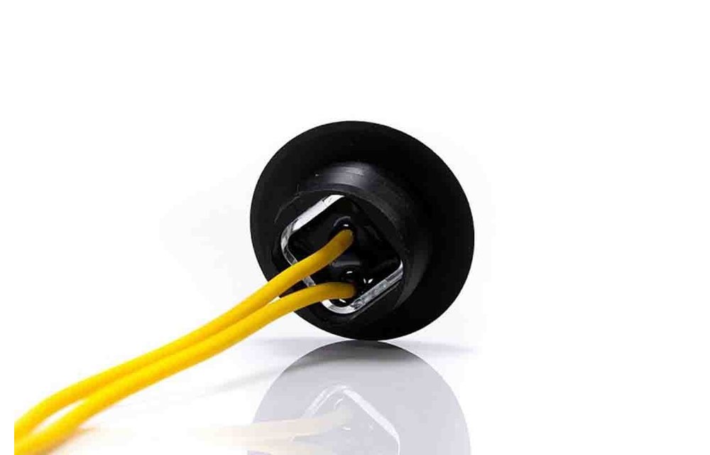 Kompakte LED-Einbauleuchte Umrissleuchte gelb 12/24v