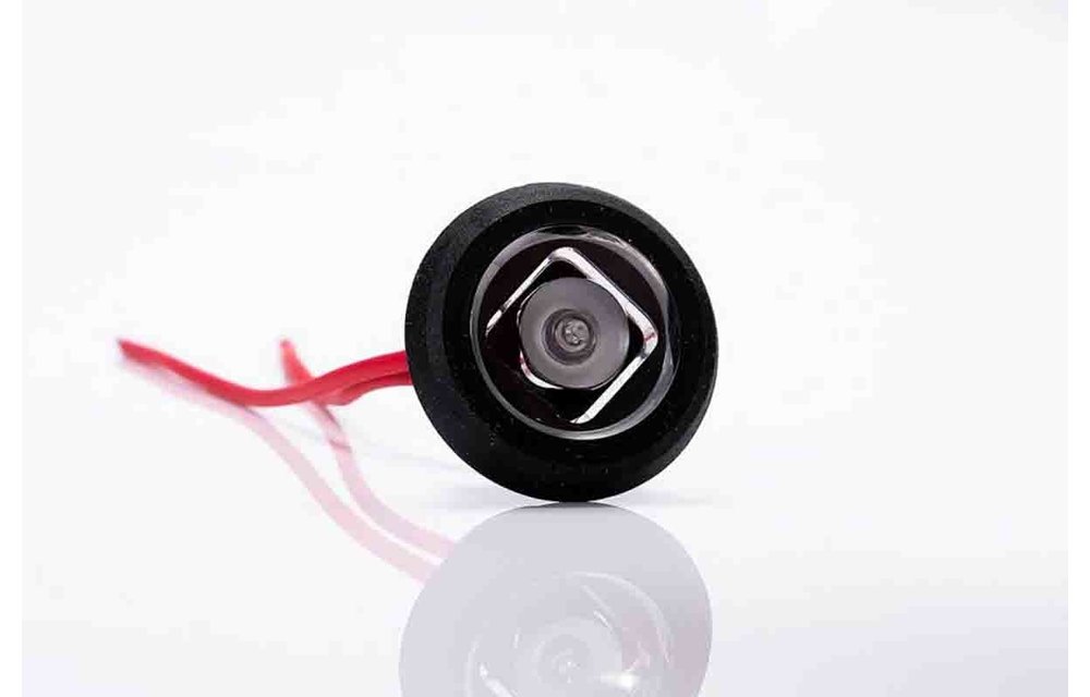 Kompakte LED-Einbauleuchte Umrissleuchte rot 12/24v