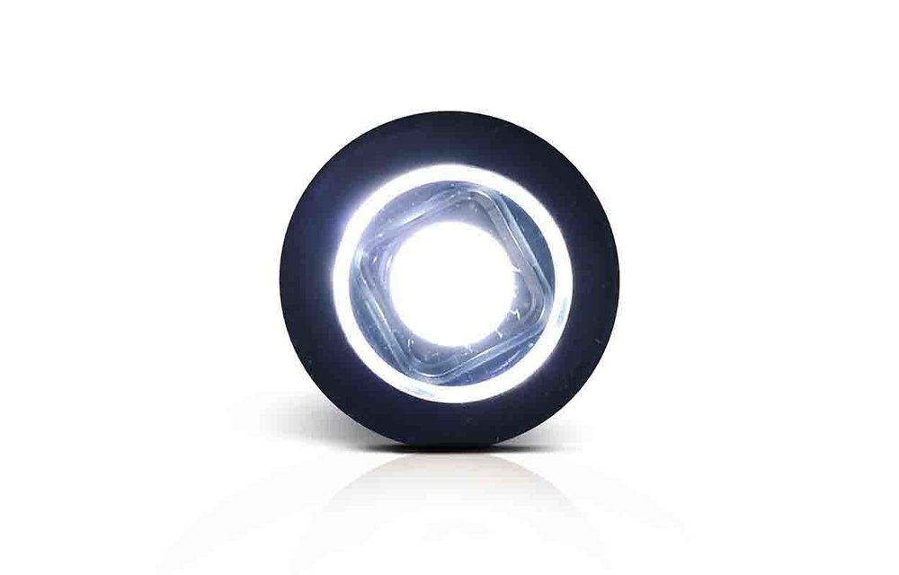 Kompakte LED-Einbauleuchte Umrissleuchte weiß 12/24v
