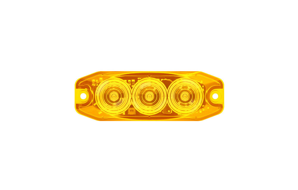 LED Compact Blinker 12/24v (gelb lens)