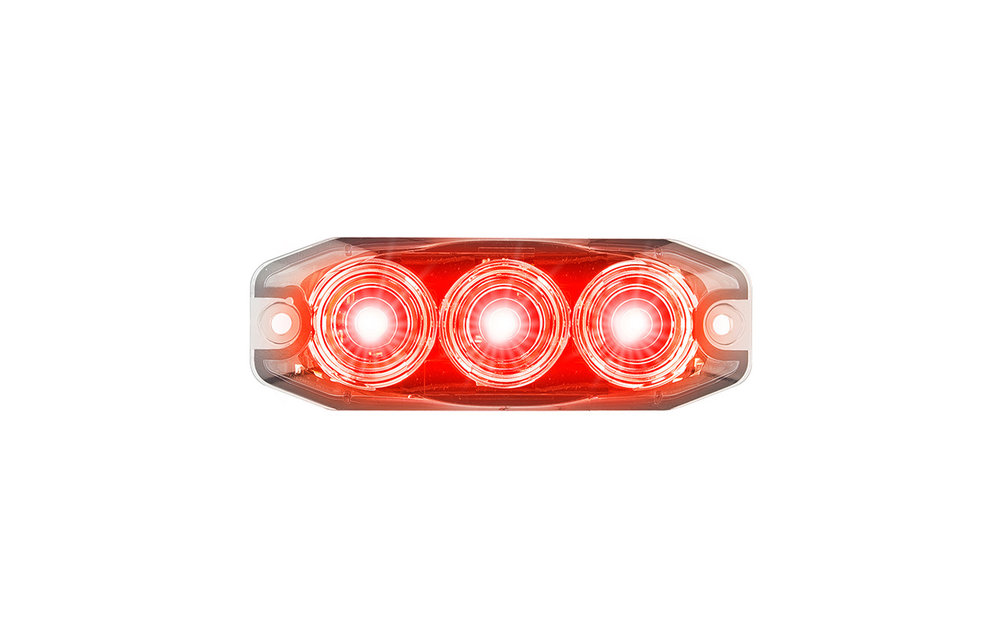 Kompakter LED Blinker 12 / 24v (clear lens)