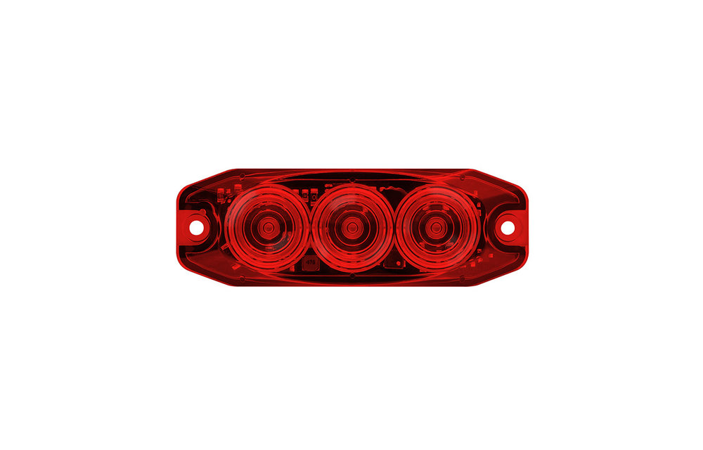 Kompakter LED Blinker 12 / 24v (clear lens)