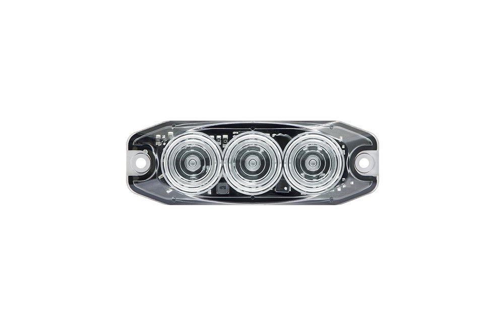 Kompakter LED Blinker 12 / 24v (clear lens)
