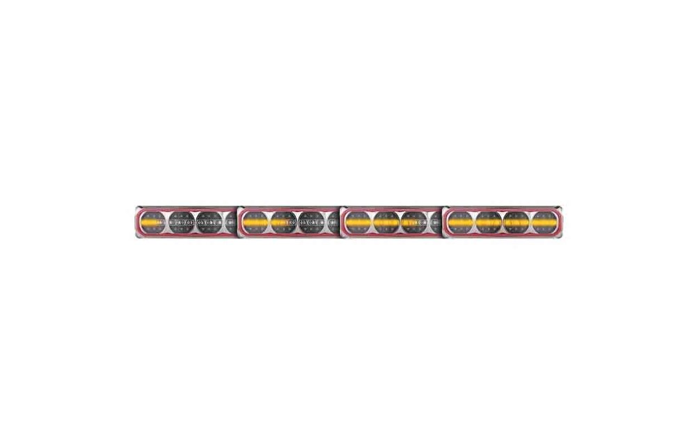 LED-Neonrückleuchte links mit dynamischer Blinkleuchte 12/24v