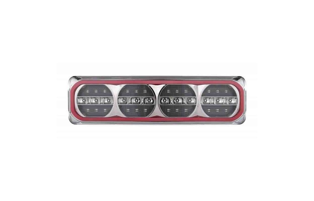 LED-Neonrückleuchte links mit dynamischer Blinkleuchte 12/24v