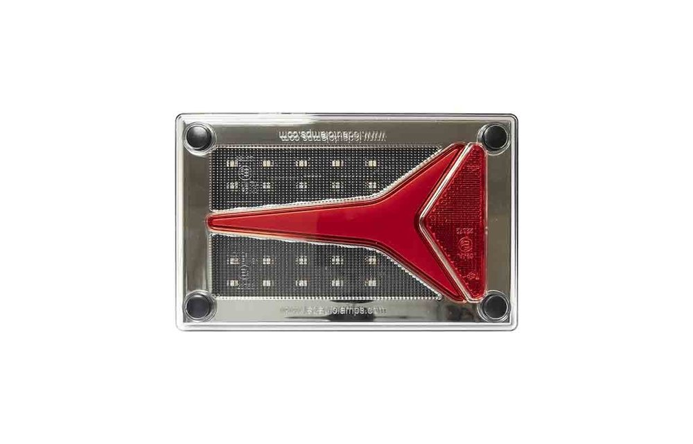 LED-Neon-Rückleuchte Doppelpack, dynamisches Blinklicht 12/24v