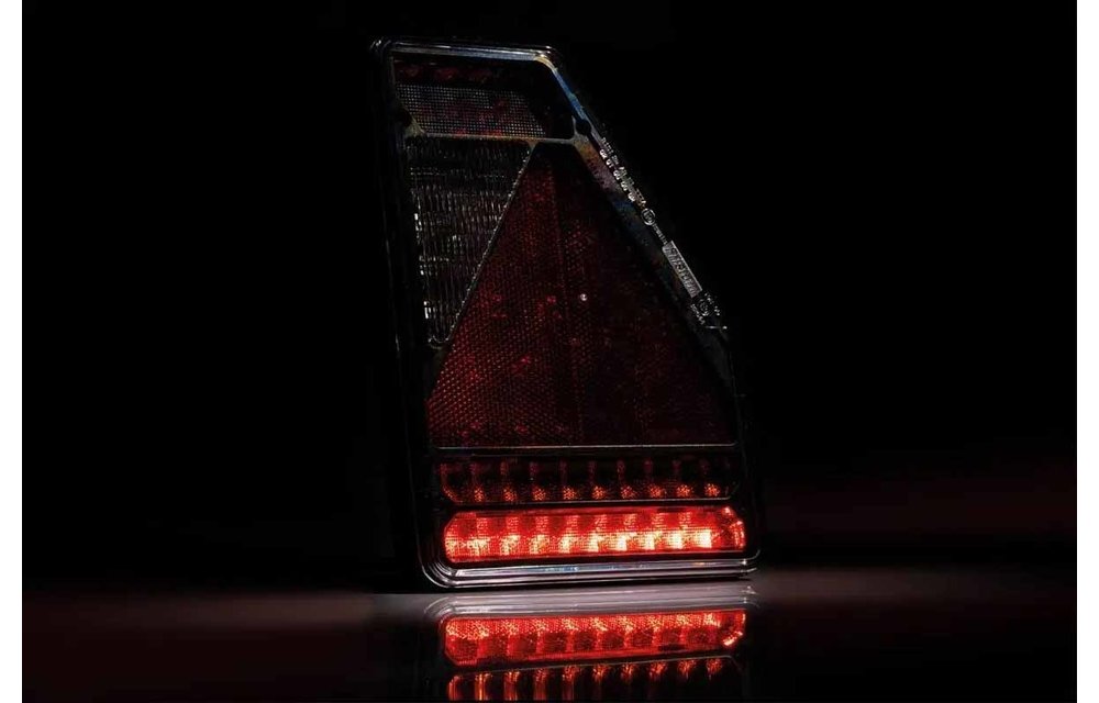 Rechts | LED Rückleuchte | Dreieck Model l 12v | 6-function
