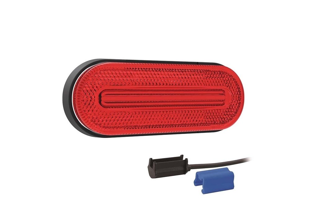 LED Umrissleuchte rot | 12-24V | 0,75mm Stecker