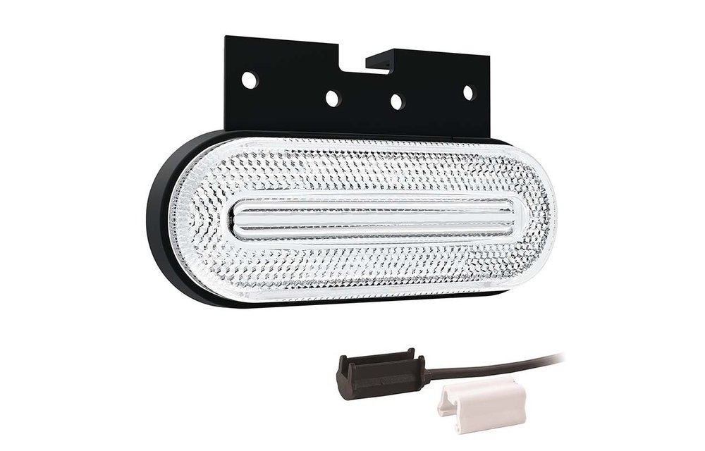 LED Umrissleuchte weiß | 12-24V | 1,5mm Stecker