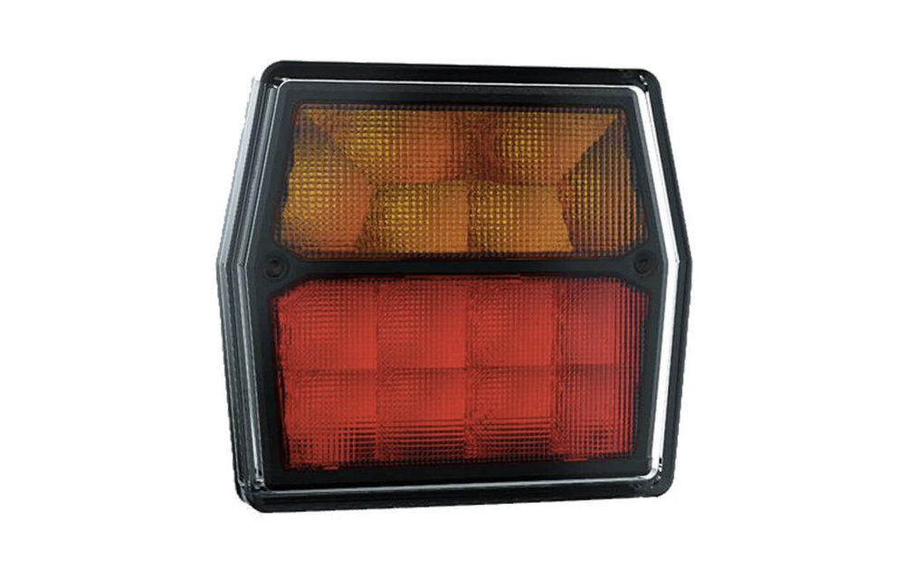 Kompaktes LED-Rücklicht 12V inkl. Kennzeichenleuchte 5 PINs