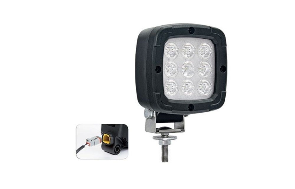 ADR LED Arbeitsscheinwerfer | 13,5 Watt | 1700 Lumen | 12 - 55V | 150cm. Kabel