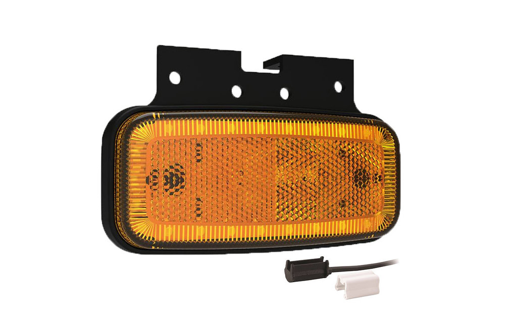 LED Umrissleuchte gelb | 12-24V | 1,5mm Stecker