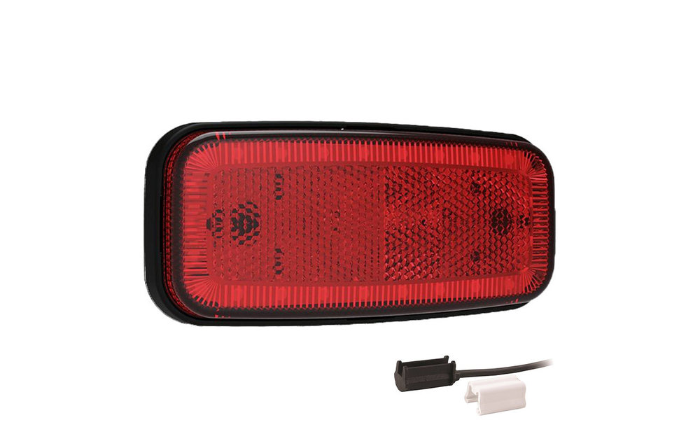 LED Umrissleuchte rot | 12-24V | 1,5mm Stecker