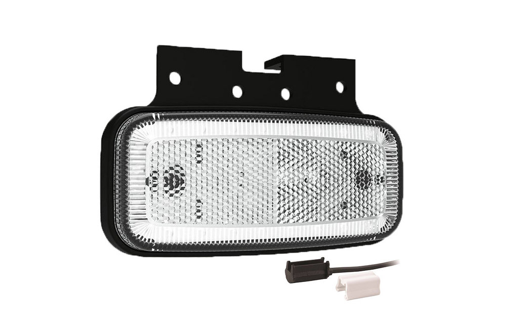 LED Umrissleuchte weiß | 12-24V | 1,5mm Stecker