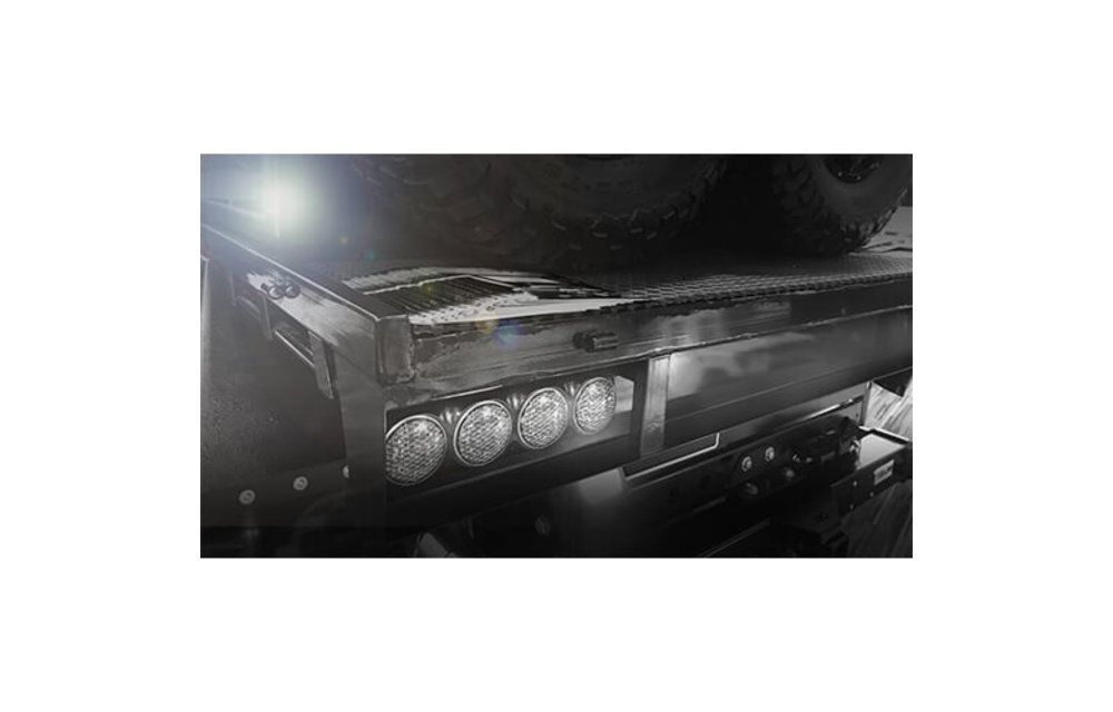 Kombination LED-Leuchte | 12v | 30cm. Kabel (clear + schwarz)