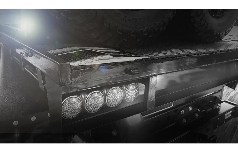 Kombination LED-Leuchte | 12v | Farbe | 30cm. Kabel (Farbe + Chrom)