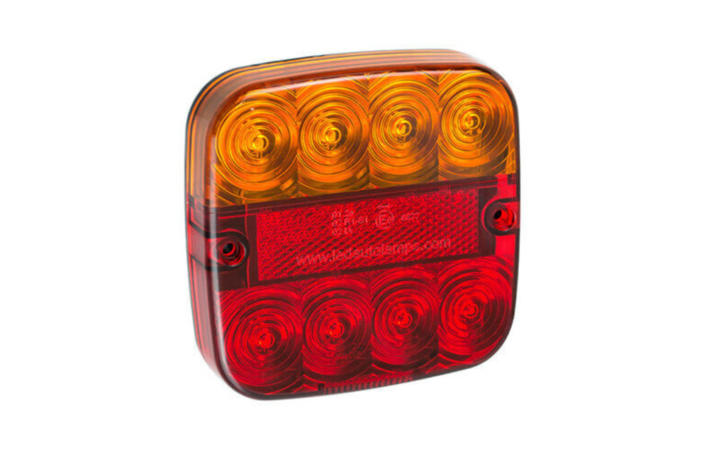 Kompaktes LED-Rücklicht mit Kennzeichenbeleuchtung 12v 50cm. Kabel