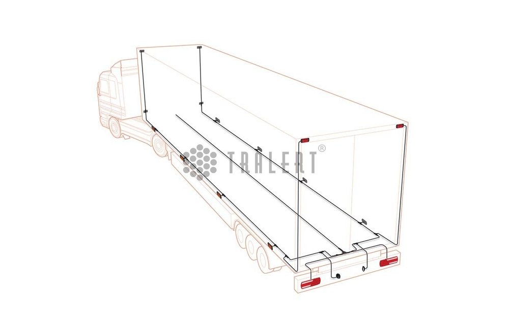 9m Hauptkabelverbinder mit 8 Pins