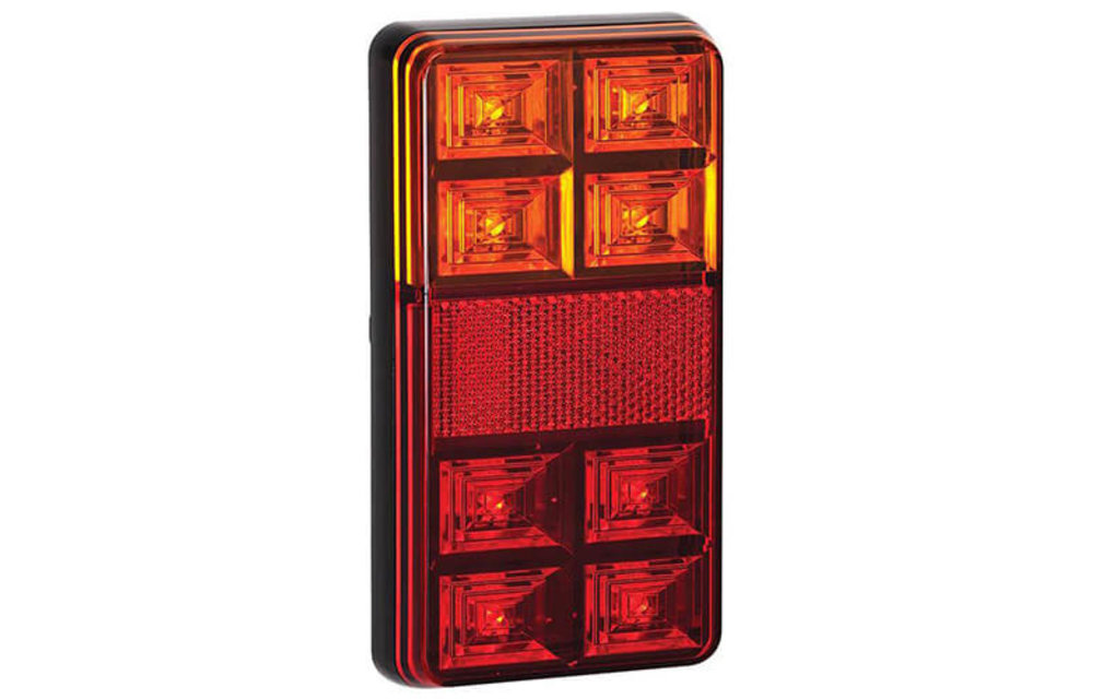 Kompaktes LED-Rücklicht ohne Kennzeichenbeleuchtung 12V 40cm. Kabel
