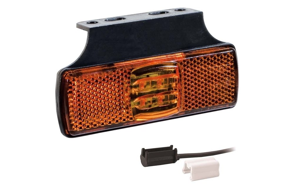 LED Umrissleuchte gelb | 12-24V | 1,5mm Stecker