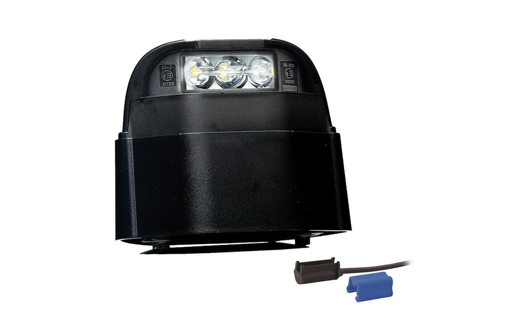 LED-Kennzeichenleuchte | 12-36V | 0,75mm Stecker