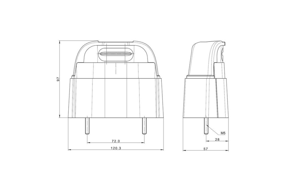 LED-Kennzeichenleuchte | 12-36V | 0,75mm Stecker
